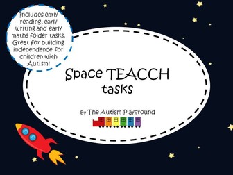 Space TEACCH tasks – Independent Autism and SEN tasks - World Space Week