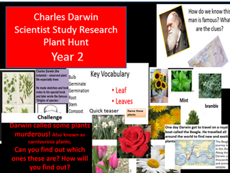 Year 2 Plants Scientists Study Darwin