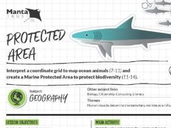 Marine Protected Areas (KS2 Geography: Geographical skills, interpret a coordinate grid map)