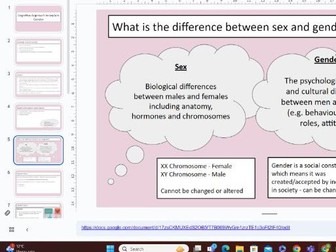 Cognitive Approach to explain Gender