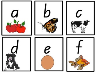 Single Phonics cards