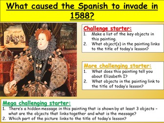Spanish Armada + Elizabeth I