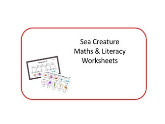 EYFS Under the Sea Activities – Maths, Literacy & Listening