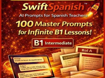 SwiftSpanish B1 - 100 AI Lesson Prompts