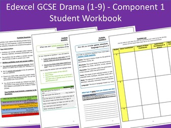 Edexcel GCSE Drama Component 1 - Portfolio Support/Log