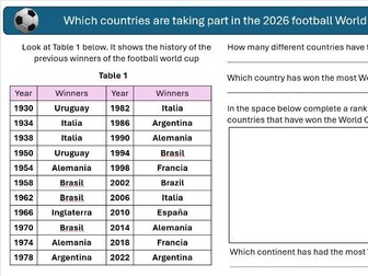 UPDATED! Copa Mundial 2026 / World Cup 2026