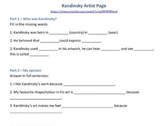 Art - Kandinsky Fill in the Gaps