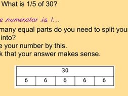 fractions bar reasoning amounts mastery pictorial maths lesson models