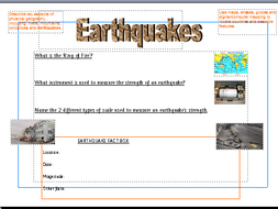 Earthquakes! | Teaching Resources