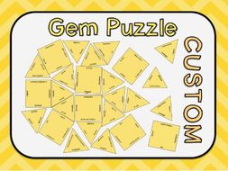 Gem Vocabulary Puzzle Template
