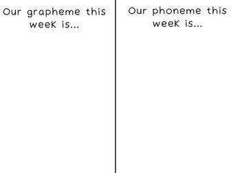 Grapheme/Phoneme display