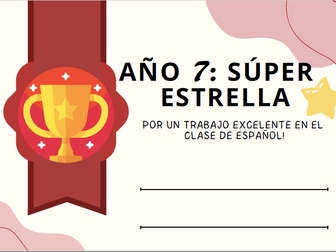 Classroom Display - STAR PUPIL