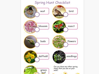 Spring scavenger hunt