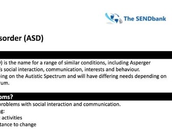 SEND Advice: Autism