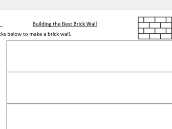 Houses and Homes - Building a Brick Wall