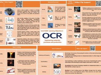 Engineering OCR Manufacturing -Knowledge organiser L02