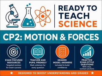 GCSE Physics Edexcel Combined Science | CP2 Motion & Forces  Revision Pack | Exam Questions