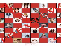 Feelings and Emotions Checker Board Game