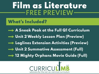 Film as Literature | Film Analysis | Movie Class | Free Full Curriculum Preview