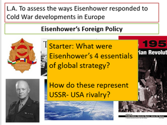 US Cold War Policy in Europe 1954-1960