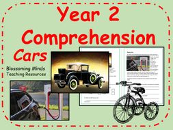 Year 2 reading comprehension - Cars