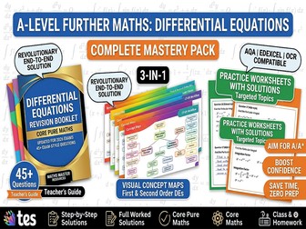 Differential Equations A‑Level Further Maths Bundle
