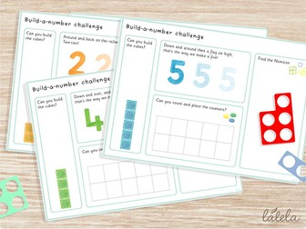EYFS Build-a-Number 1-5: Number Formation | Recognition | Counting | Numicon