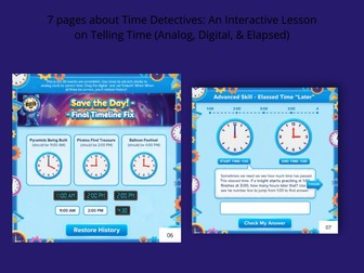 Time Detectives: An Interactive Lesson