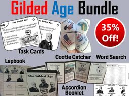 Gilded Age Task Cards and Activities Bundle