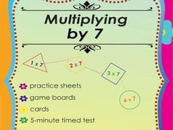 Multiplying by 7 - Multiplication Math Games and Lesson Plans