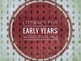 Literacy for Early Years. Wordsearches