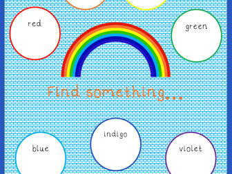 ***FREE*** RAINBOW LOCKDOWN SCAVENGER HUNT