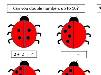 Mini-beasts Maths - Doubling and Halving