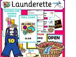 LAUNDERETTE Role play teaching resources