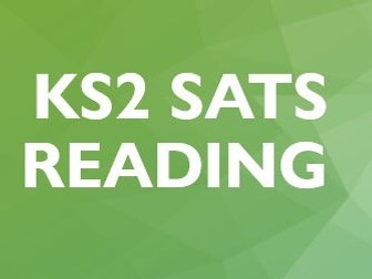 KS2 SATs Reading Paper WW2 Theme