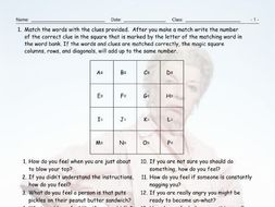 Feelings-Emotions Magic Square