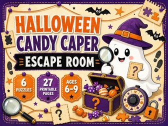 Boo’s Halloween Candy Caper Escape Room