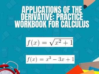 Applications of the Derivative, Worksheets on Derivative Applications