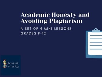 Academic Honesty and Avoiding Plagiarism