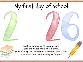 First Day resources
