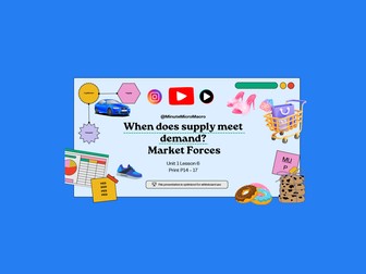 Unit 1 Lesson 6 Supply