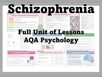 Full Schizophrenia Psychology Unit - AQA A-Level