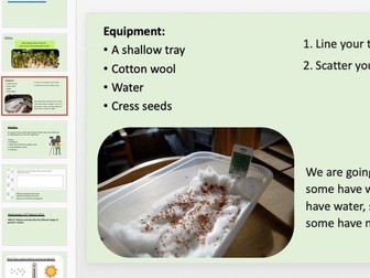 Science Plants Year 1/2 3 lessons Powerpoint