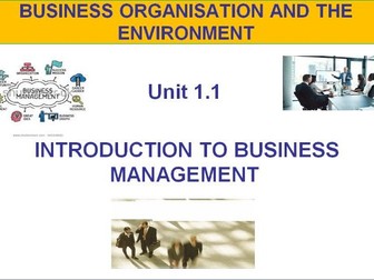 IB Business Management 1.1 Introduction to Business