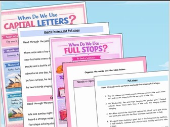 Capital letters & Full stops - ULTIMATE BUNDLE - KS1 and KS2