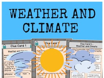 Weather and Climate - Escape Room