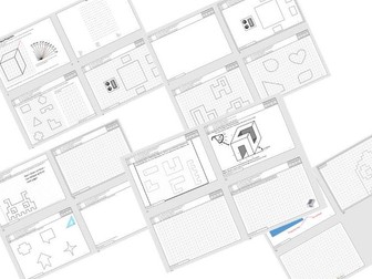 Oblique drawing booklet