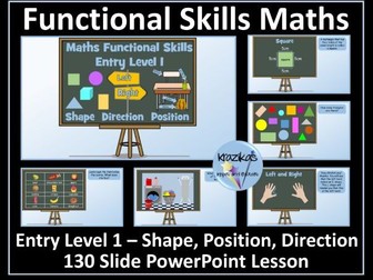 Functional Skills Maths - Entry Level 1 - Shape, Position, Direction