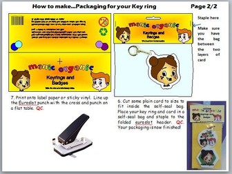 How to Make a Keyring Euroslot Packaging on 2D Design - Step-by-Step Instructions - Graphics