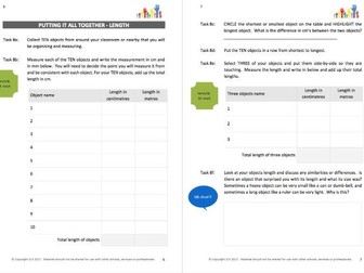 MEASURE IT (2) - LENGTH/DISTANCE workbooklet